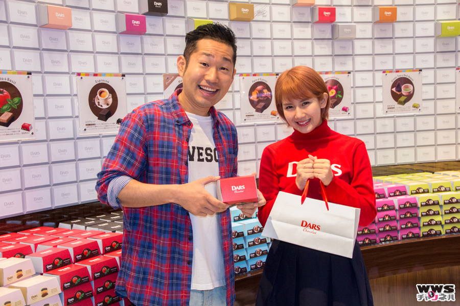 ℃-ute 岡井千聖と、さわやか五郎のユニット『おかっぴぃ』が DARS Chocolat Boutiqueの臨時店長に就任！