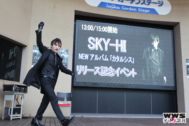 SKY-HIがニューアルバム『カタルシス』リリース記念イベントに登場！新曲『アイリスライト』など7曲披露！