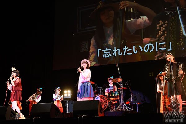 松井玲奈がSKE48卒業後初のシングルリリース曲『シャボン』をチャラン・ポ・ランタンと共に初披露！