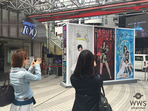 AKB48『リクアワ2016』DVD&Blu-rayスペシャルBOX2作品発売記念に巨大・商品パッケージが渋谷109に出現！