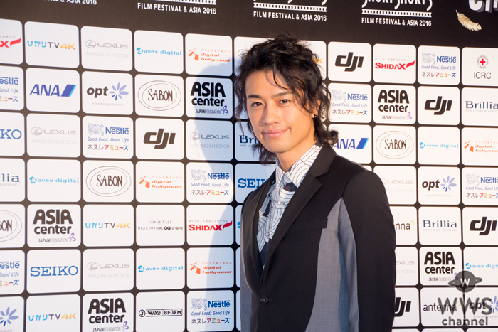 斎藤工が「ショートショート フィルムフェスティバル」レッドカーペットに登場！