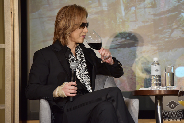 X JAPANのYOSHIKIが新作ワイン発表会に登場！最新アルバムについては「ワインを飲みながら楽しんで待っててください」