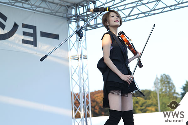 美しすぎるヴァイオリニスト・Ayasaが 東京ラーメンショーで圧巻の華麗なパフォーマンス！11/25には恵比寿でワンマンライブ開催！