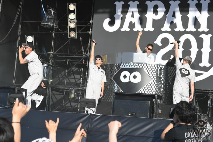 【ライブレポート】JAPAN JAMのSKY STAGEにピーカンが似合うRIP SLYMEが登場。夏の始まりを予感させるアゲアゲのステージで観客を魅了する。