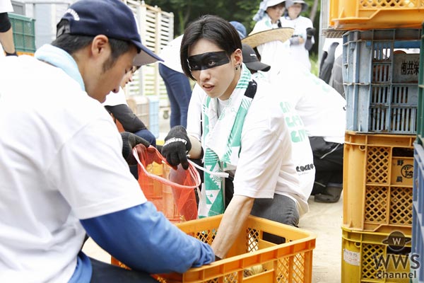 SPYAIRが福島市の農地ボランティア活動にサプライズで参加！自分の手で収穫した水ナスの味に大興奮！