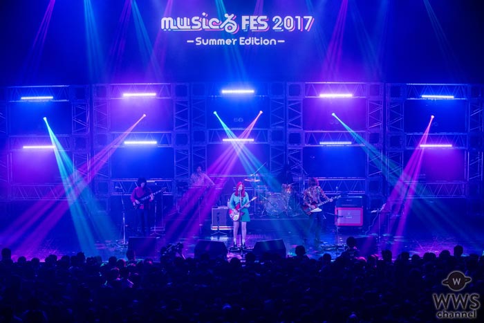 【ライブレポート】GLIM SPANKYが幅広い表現力でmusicるFES 2017を魅了！