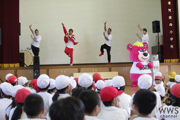 EXILEの黒木啓司、NESMITH、THE RAMPAGEの神谷健太、与那嶺瑠唯が熊本の小学校で「夢の課外授業」を開催！