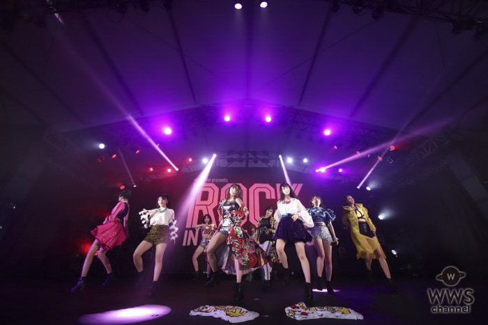 【ライブレポート】アンジュルムがキレのあるダンスと高い歌唱力を披露！「ROCK IN JAPAN FESTIVAL 2018」で人気曲『大器晩成』含む9曲！