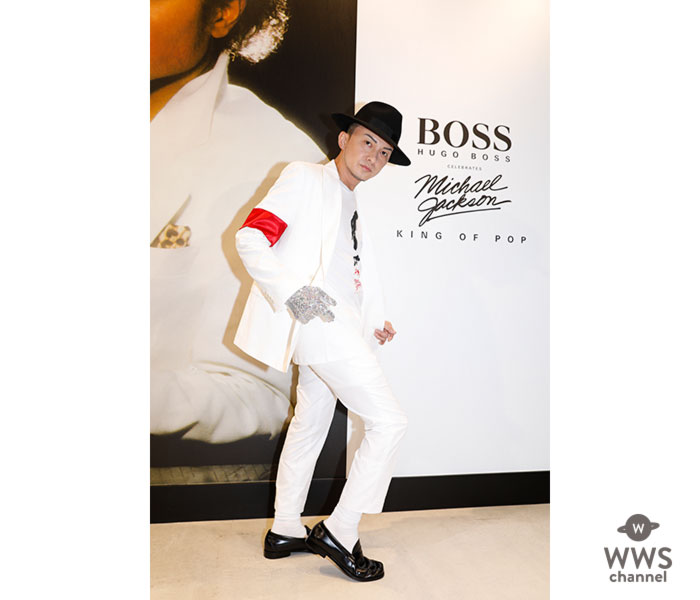 マイケル・ジャクソン生誕60周年、BOSSより「スリラー」で使用されたホワイトスーツが日本5着限定で発売！特別ゲストISSAがマイケル愛を語り、ムーンウォークを披露！