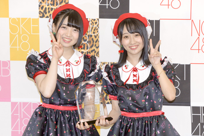 AKB48グループ・無名の新人2人組「Fortune cherry（フォーチュン・チェリー）」が「ユニットじゃんけん大会」の2代目女王に！『さくらんぼ』と『福井の未来』に感謝！＜AKB48グループ 第2回ユニットじゃんけん大会＞