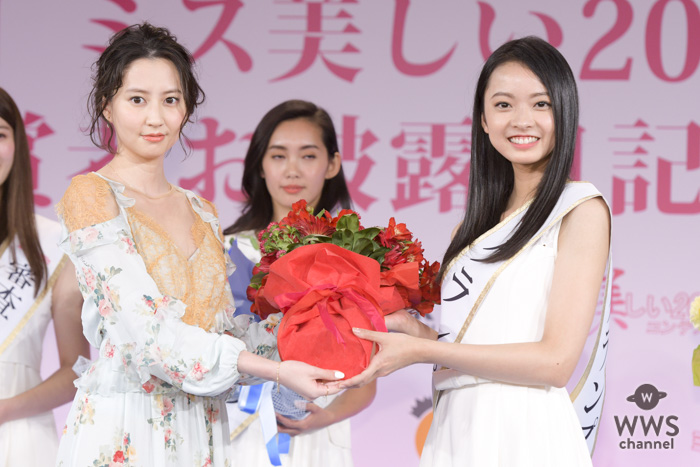 河北麻友子が激励 第2回ミス美しい代コンテスト グランプリ 川瀬莉子 準グランプリ 遠藤菜摘らお披露目 Wwsチャンネル