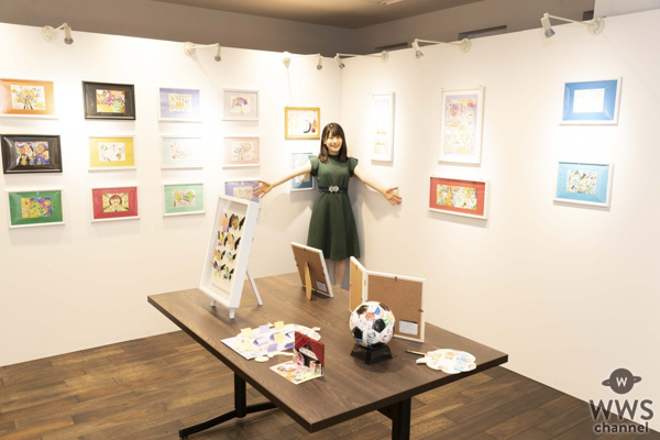HKT48 小田彩加が福岡にて初の個展を開催！「みなさんのおかげで、夢であった個展をひらくことができました。」