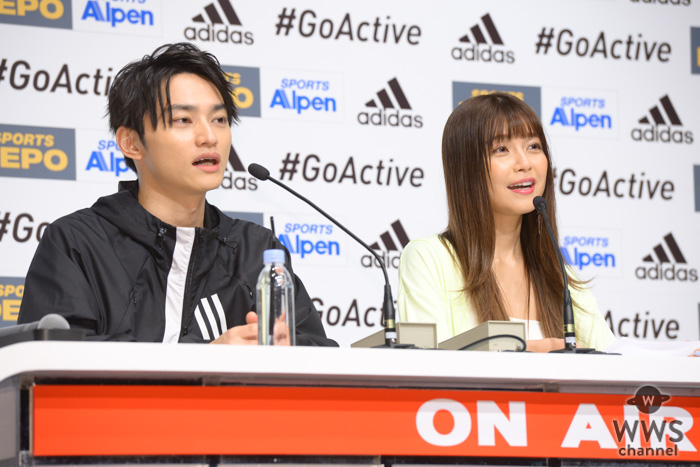 AAA・SKY-HI、宇野実彩子が「ADIDAS #GoActive キャンペーン」新CM発表会に登場！