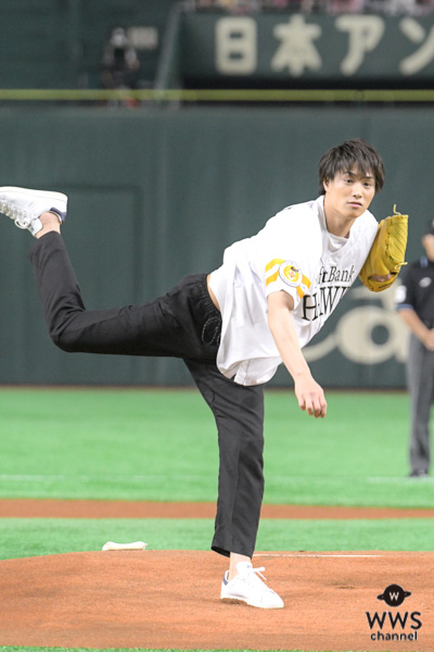 劇団EXILE 鈴木伸之が「タカガールデー」で人生初の始球式に挑戦！