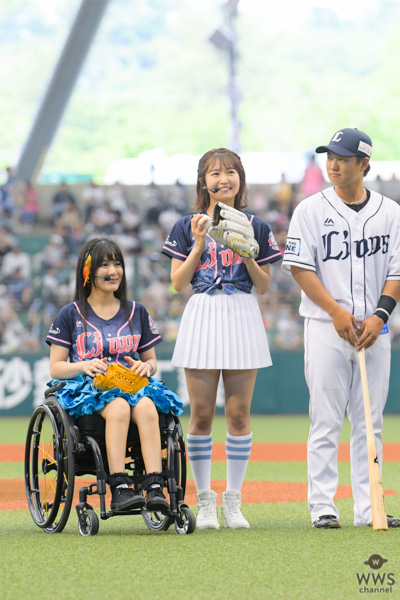 SKE48・惣田紗莉渚、3年ぶりの始球式でツーバン！「大暴投にならなくてよかった」