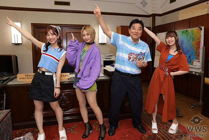 SKE48、河村たかし名古屋市長に表敬訪問！新曲のサビ部分のフリを一緒に踊る！