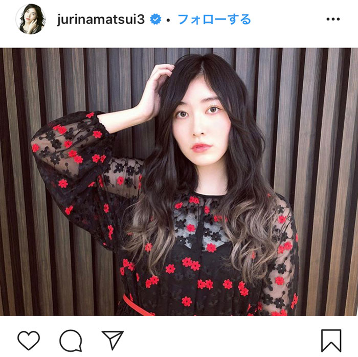 SKE48 松井珠理奈が黒髪ロングヘアーにイメチェン！「美しい」「めちゃめちゃ素敵」「ますます好きになりました」