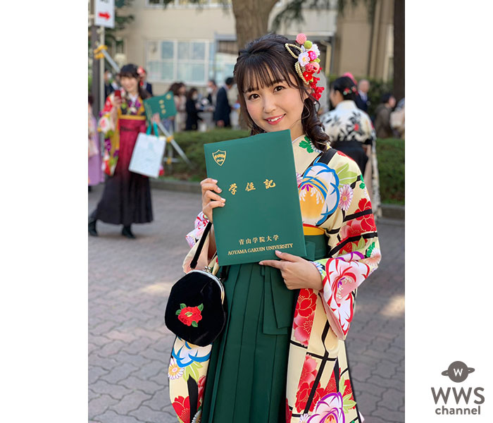 Ske48 惣田紗莉渚が青山学院大学を卒業 苦節8年 掴んだ夢の日 諦めずに続けてきて 卒業 の報告ができて嬉しい Wwsチャンネル