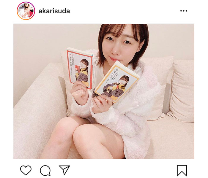 SKE48 須田亜香里、生足も綺麗なモコモコ部屋着に「お肌綺麗」「超絶綺麗＆美人」と反響