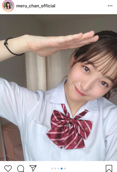 HKT48 田島芽瑠が夏服制服と共に青春の妄想シチュエーションを大公開！「こんな青春見て見たかった」