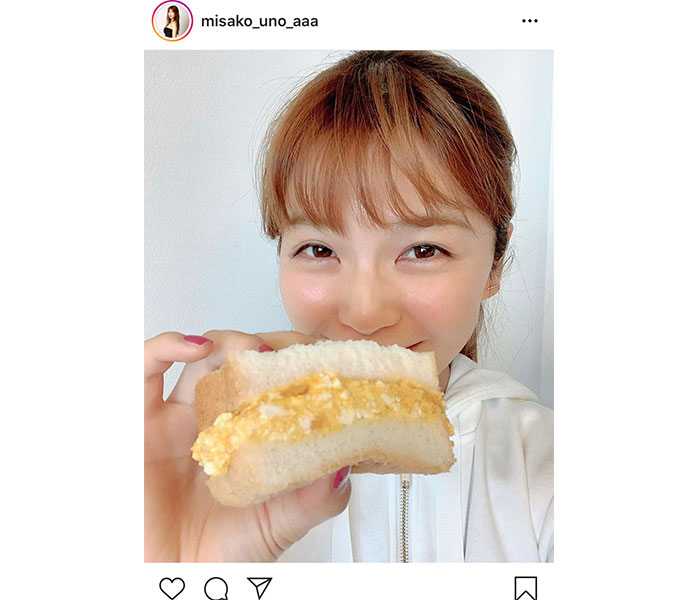 AAA 宇野実彩子、自宅で手作りタマゴサンドに挑戦！「美味しそうだね！」「私も作ってみよう！」