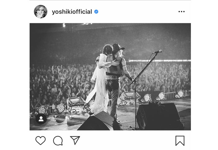 X JAPAN・YOSHIKIが日産スタジアムでのTAIJIとの美しき思い出を振り返る！「TAIJIさん最高のベーシストです。」とファンが歓喜！