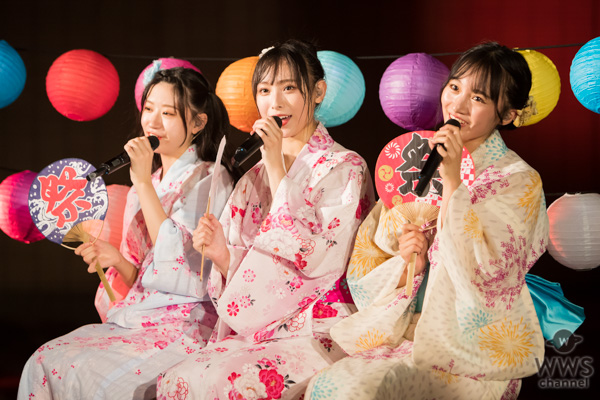 【ライブレポート】NMB48 、梅山恋和、上西怜、山本彩加による次世代ユニット・LAPIS ARCHが夏祭りデート気分を味わえるオンラインライブを開催！