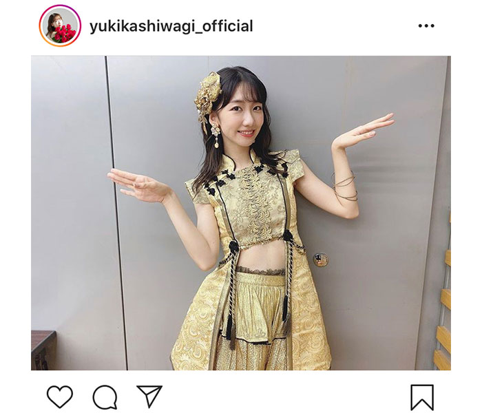 AKB48 柏木由紀、思い出の『フライングゲット』金衣装で初センター！ファンから感謝の声ぞくぞく！！