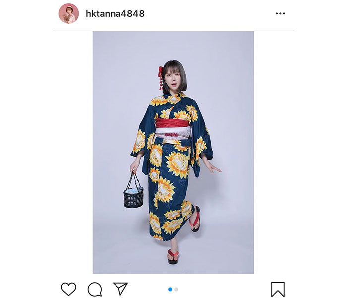 HKT48 村重杏奈、ドール人形のような浴衣美人ショットと共に夏を振り返り「一緒に祭り行きたい人生だったな」