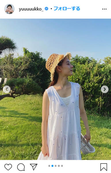 新木優子、夏らしい涼し気コーディネートを披露「もう秋が近づいてきてるので夏服ラストスパート‼︎」