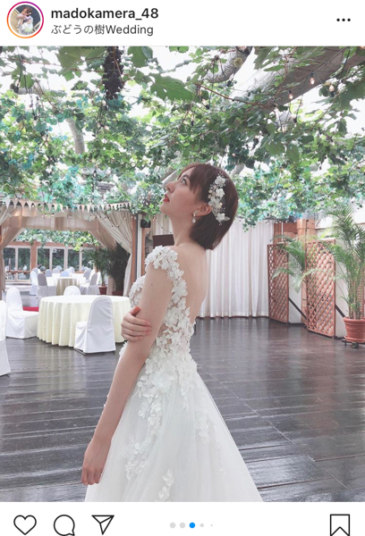 HKT48 森保まどか、父も涙の純白ウエディングドレス姿に多くの反響「ほんにきれいかー」「誓います」