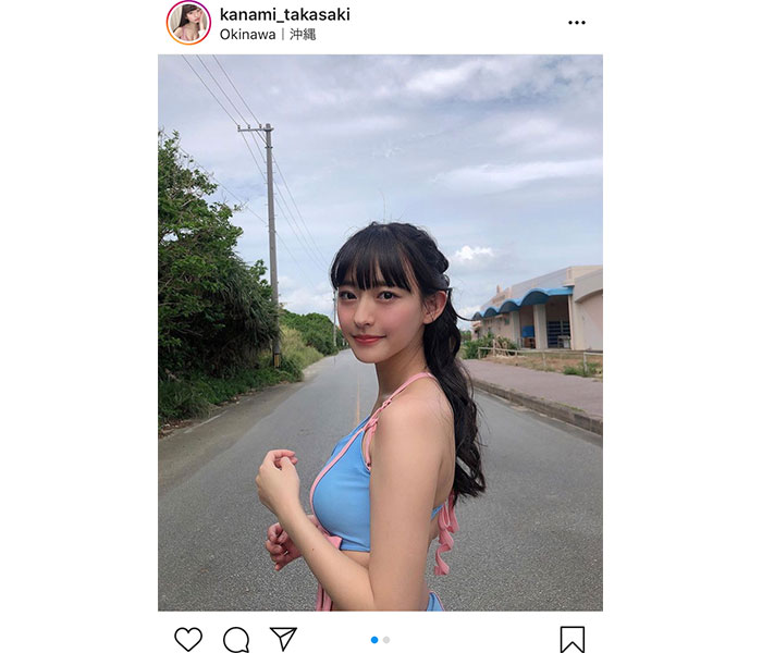 高崎かなみ 沖縄で撮影されたヘルシービキニショットに 可愛い いつ見ても美人 と反響 Wwsチャンネル