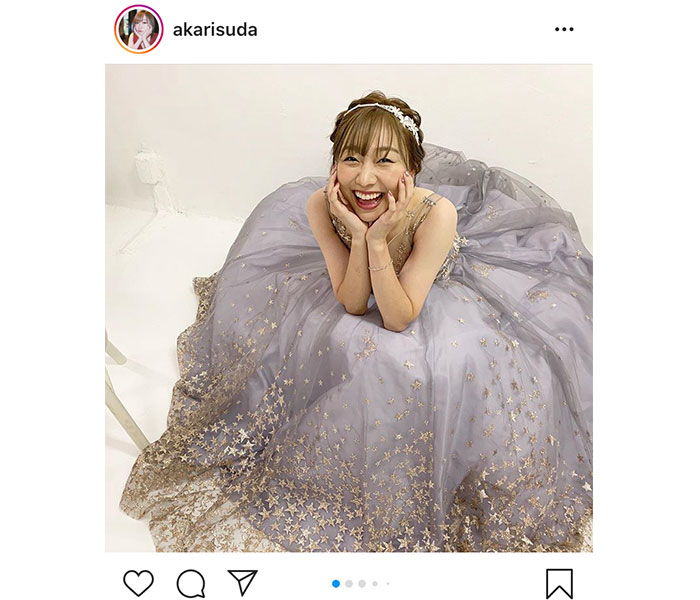 SKE48 須田亜香里、可憐なドレス姿に歓喜の声！「どこぞのお姫様かと思ったよ」