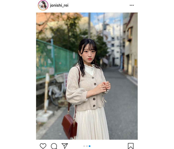NMB48 上西怜、彼女感伝わるデート風ショットに反響！「れーちゃんしか勝たん」