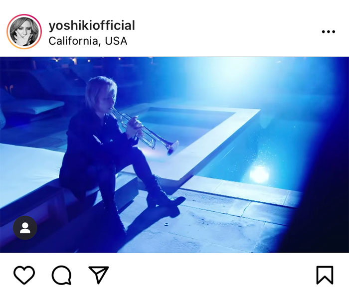 X JAPAN YOSHIKI、『Forever Love』をトランペットで演奏