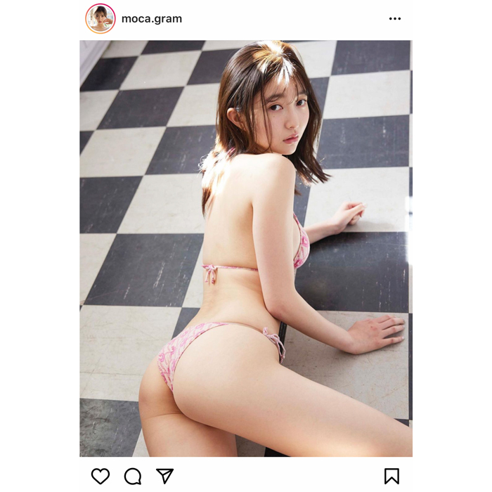 橋本萌花、セクシーな水着バックショットを公開！「いいお尻してる！」