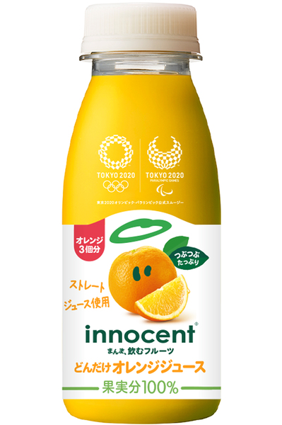 イノセント まんま 飲むフルーツ に初のストレートジュースが登場 どんだけオレンジジュース ひたむきアップルジュース 新発売 Wwsチャンネル Goo ニュース