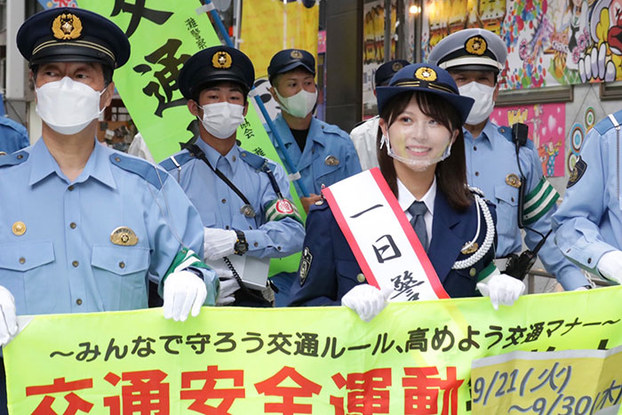 神戸大学・大仁田美咲さんが灘警察一日署長に！＜ミスユニバーシティ2020準グランプリ＞