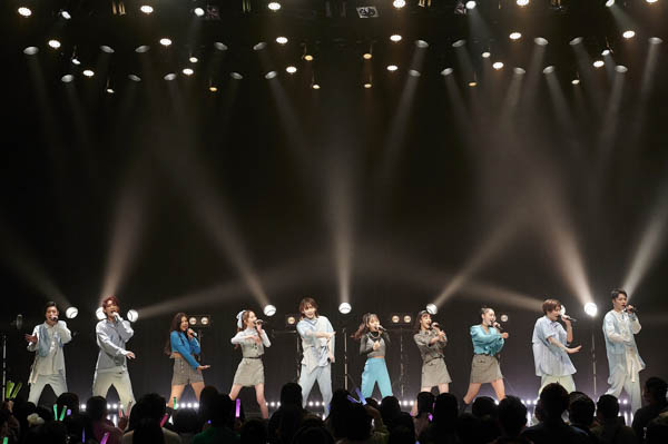 男女混合10人組グループ『ONE LOVE ONE HEART』の初お披露目ワンマンライブが開催