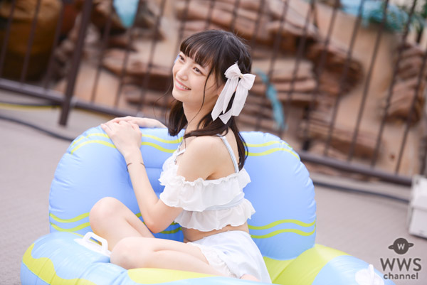 【写真特集 5枚】松山あおい、淡いブルーのビキニ姿で可憐な微笑みを届ける！＜SUMMERLAND IDOL CARNIVAL＞