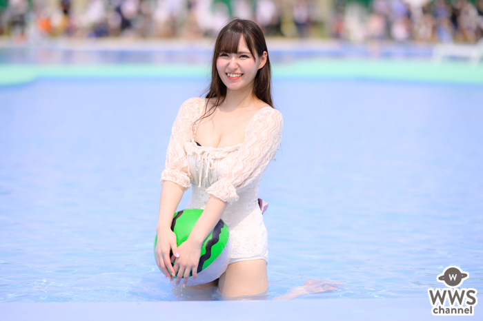 【写真 5枚】倉澤雪乃（Aphrodite）、プールで魅せる濡れ肌ボディで清涼感を届ける＜近代麻雀水着祭2022＞
