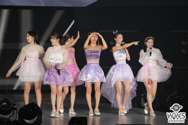 OH MY GIRL、彩り豊かなドレスコーデで「関コレ」に登場！＜EXIA Presents KANSAI COLLECTION 2022 A/W＞