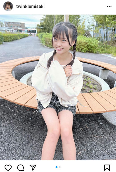 「日本一かわいい高校一年生」杉井美咲、三つ編みヘアで美脚披露「似合ってますか〜？」