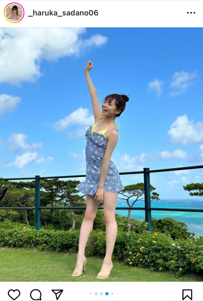 NMB48・貞野遥香、美脚まぶしい無邪気なオフショットに歓喜の声