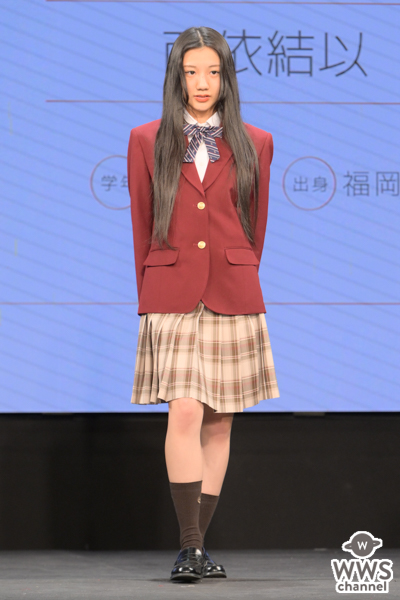 【写真特集】西依結以さん、堂々としたウォーキングで「制服アワード」ランウェイに登場！＜第10回日本制服アワード＞