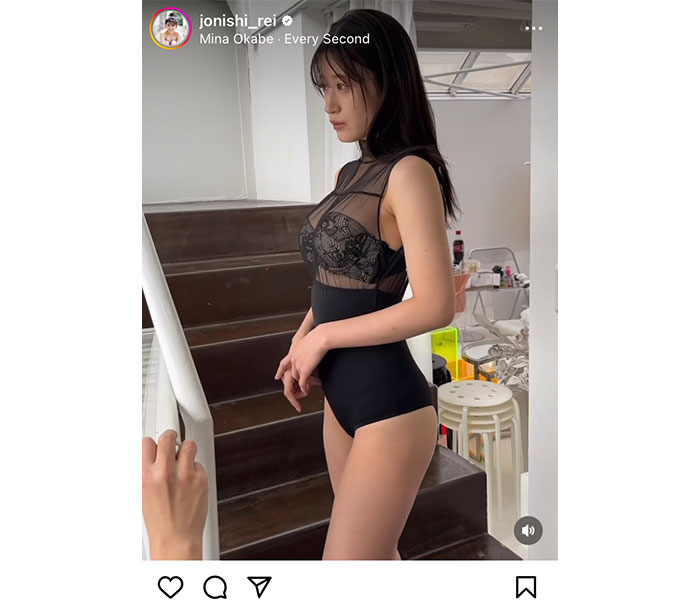NMB48・上西怜、「大人れーちゃん」満載のグラビア撮影動画が話題！