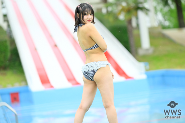 【写真特集】まゆたゆま（#PEXACOA）、美尻セクシーな振り向きとキュートなルックスで釘付け！＜近代麻雀水着祭2023＞