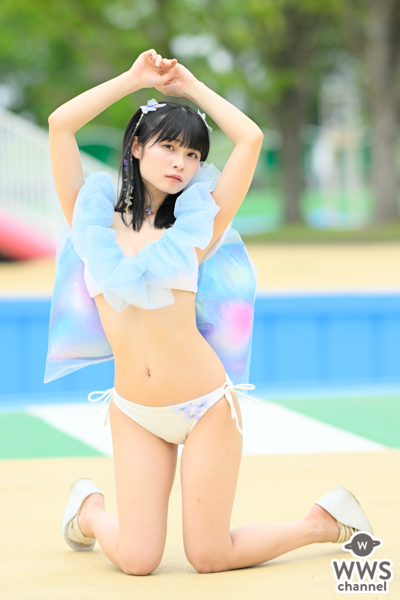 【写真特集】三田のえ、「蝶のお姫様」がテーマの水着コスチュームで魅了！＜近代麻雀水着祭2023＞