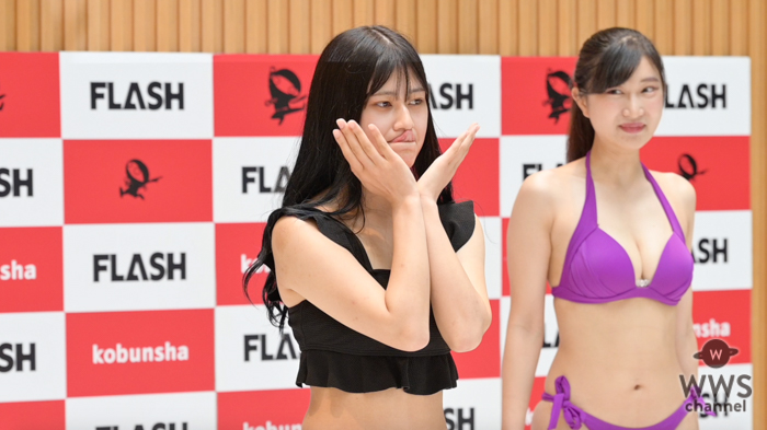 岩本沙優、モデル体型とは裏腹のひょうきんな特技で会場沸かす＜ミスFLASH2024 選考オーディション＞