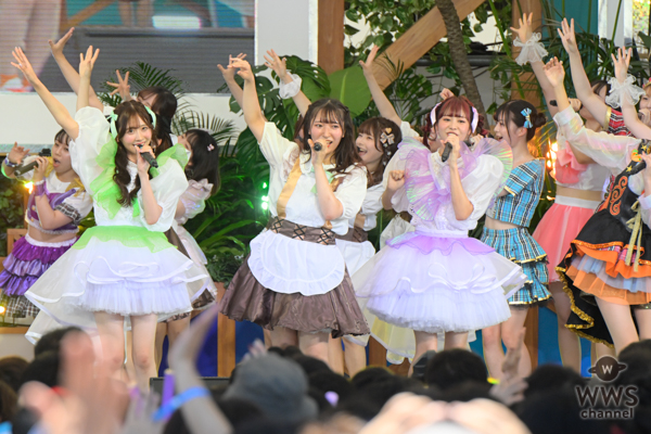 【写真特集】FRUITS ZIPPERとアイドル好き女子大生がコラボ！「TIF2023」×UNIDOLコラボステージに登場＜TOKYO IDOL FESTIVAL 2023 supported by にしたんクリニック＞